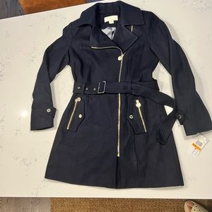 Michael Kors woman’s Navy winter pea coat NWT
